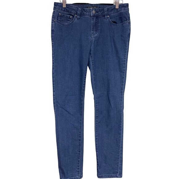 Prana Denim Blue Jeans Skinny Pants Women's Size 6 Short - Picture 1 of 8